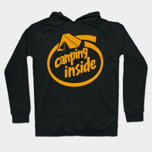 Funny Camping Summer Nature Lover Indoors Gift For Introverts Hoodie